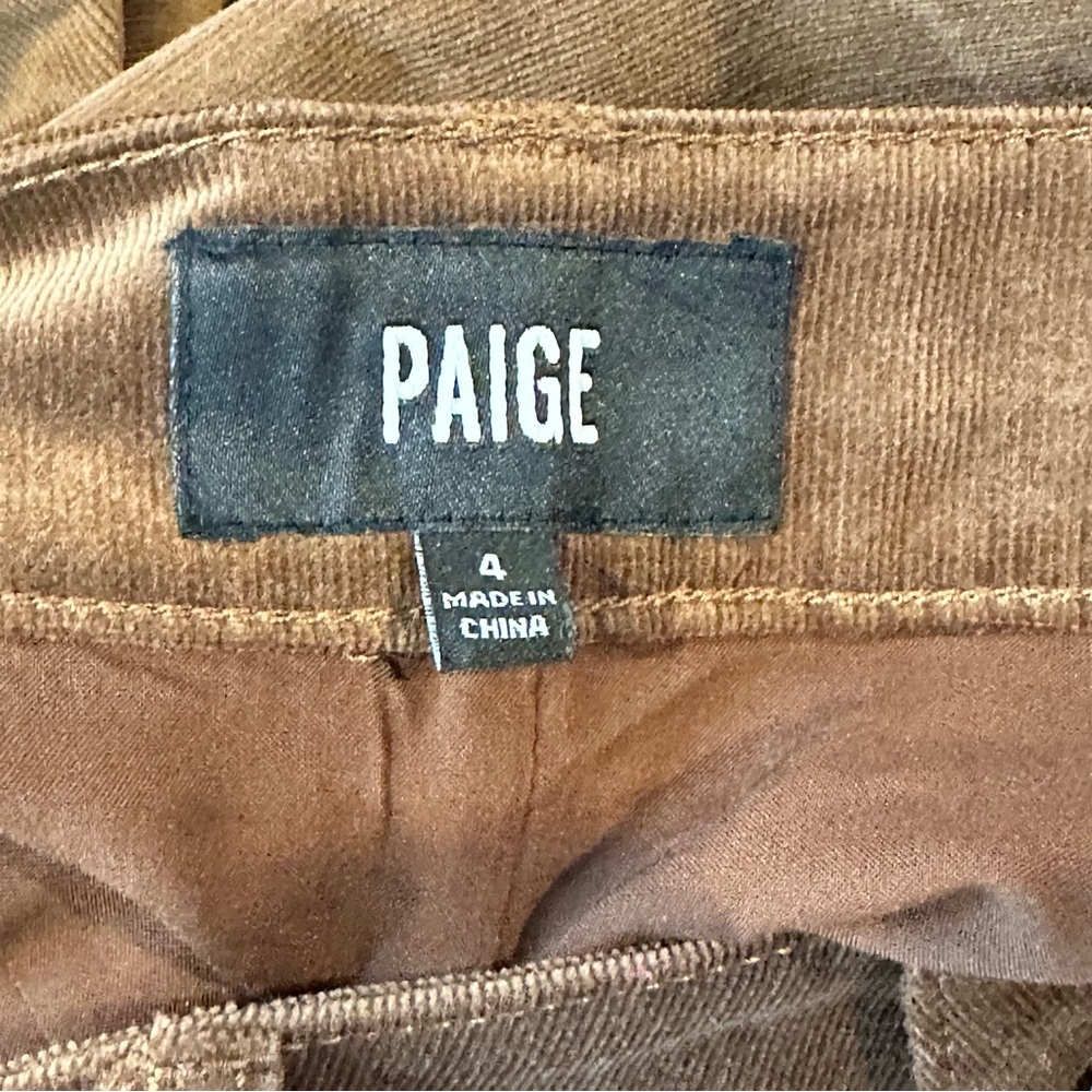 Paige Meadow Brown Corduroy Midi Pencil Skirt | Size 4 - Picture 8 of 9